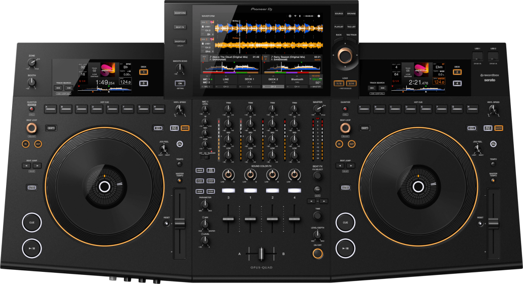 All-In-One System Pioneer DJ Opus Quad Top View