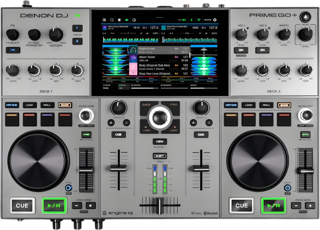 Standalone DJ System Denon DJ Prime Go Plus Top View