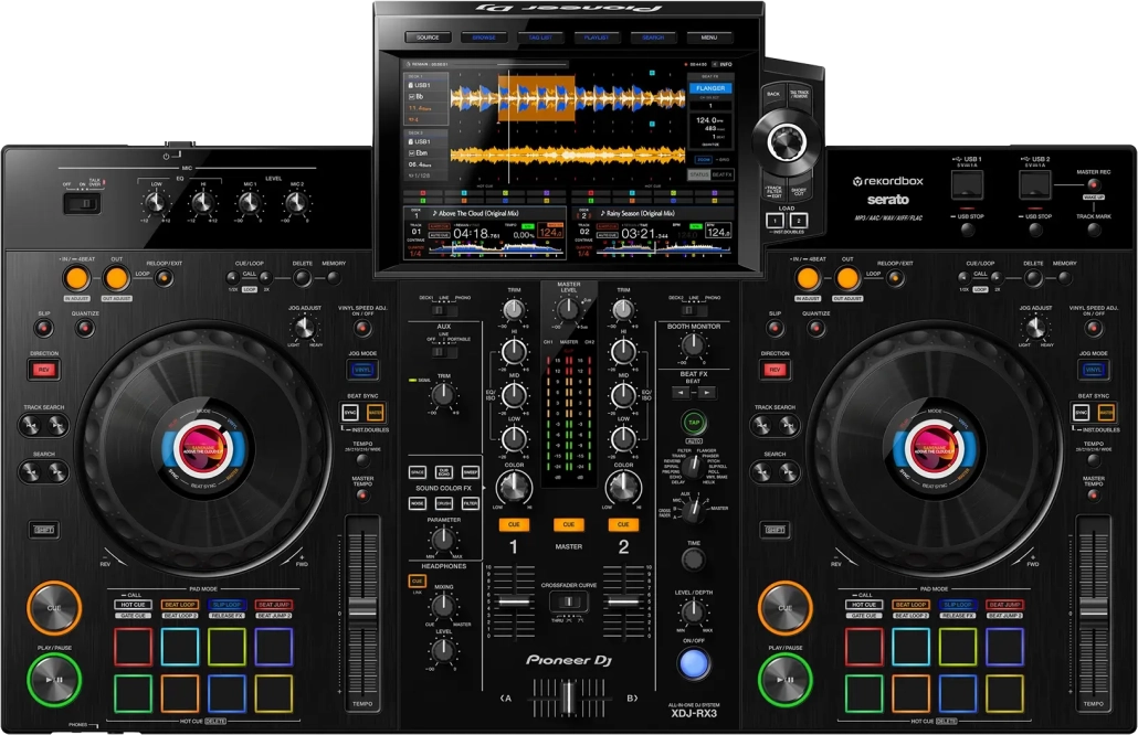 DJ Standalone System Pioneer DJ XDJ-RX3 Top View